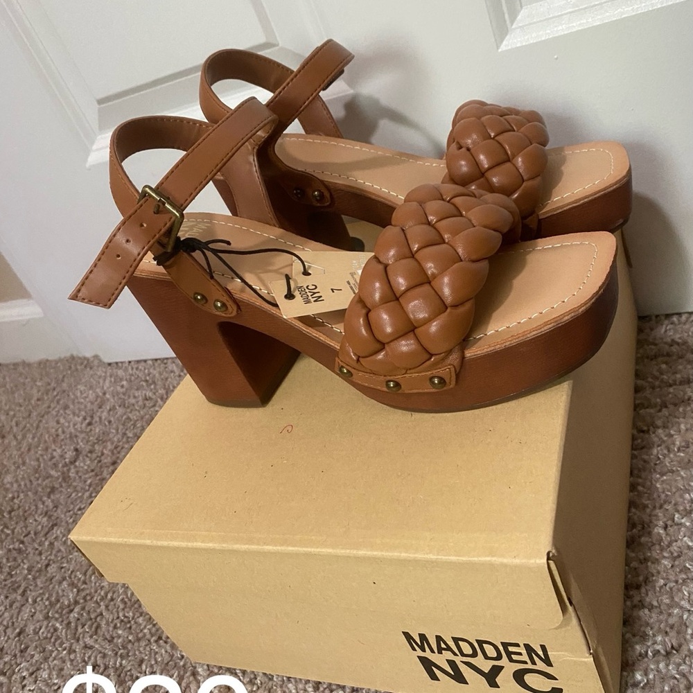 Women's Brown Platform Sandals